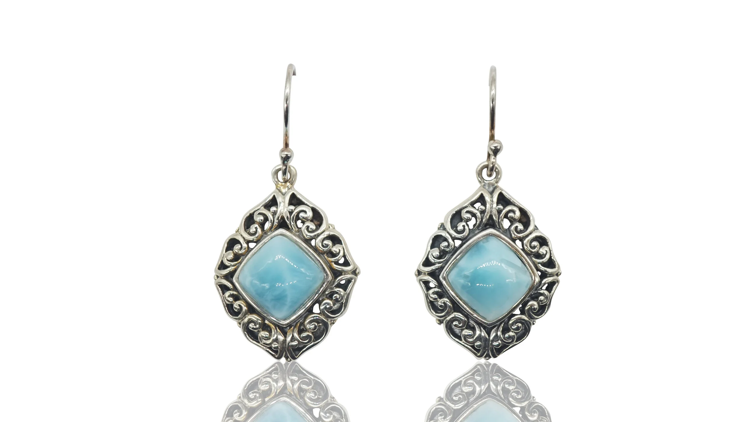 Larimar Earrings