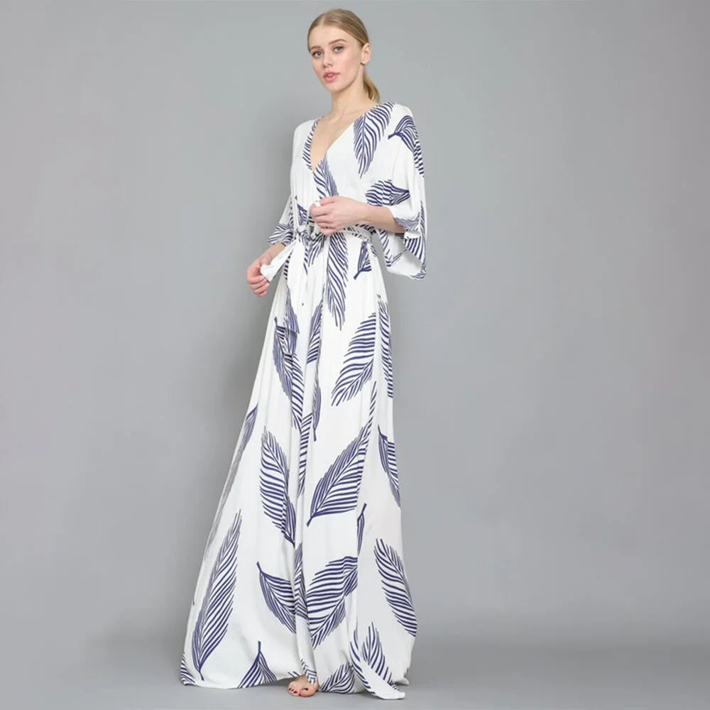 FERN PRINT KIMONO SLEEVE MAXI DRESS 4.jpg