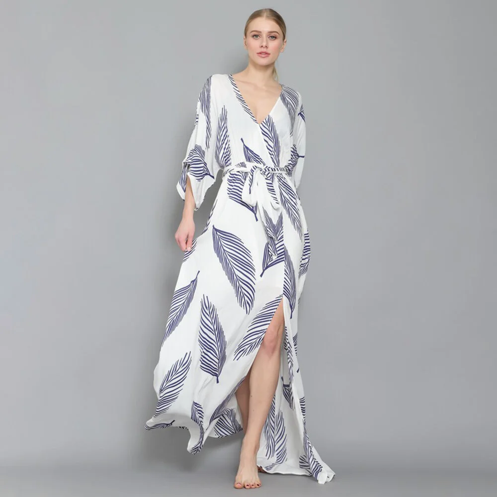 FERN PRINT KIMONO SLEEVE MAXI DRESS.jpg