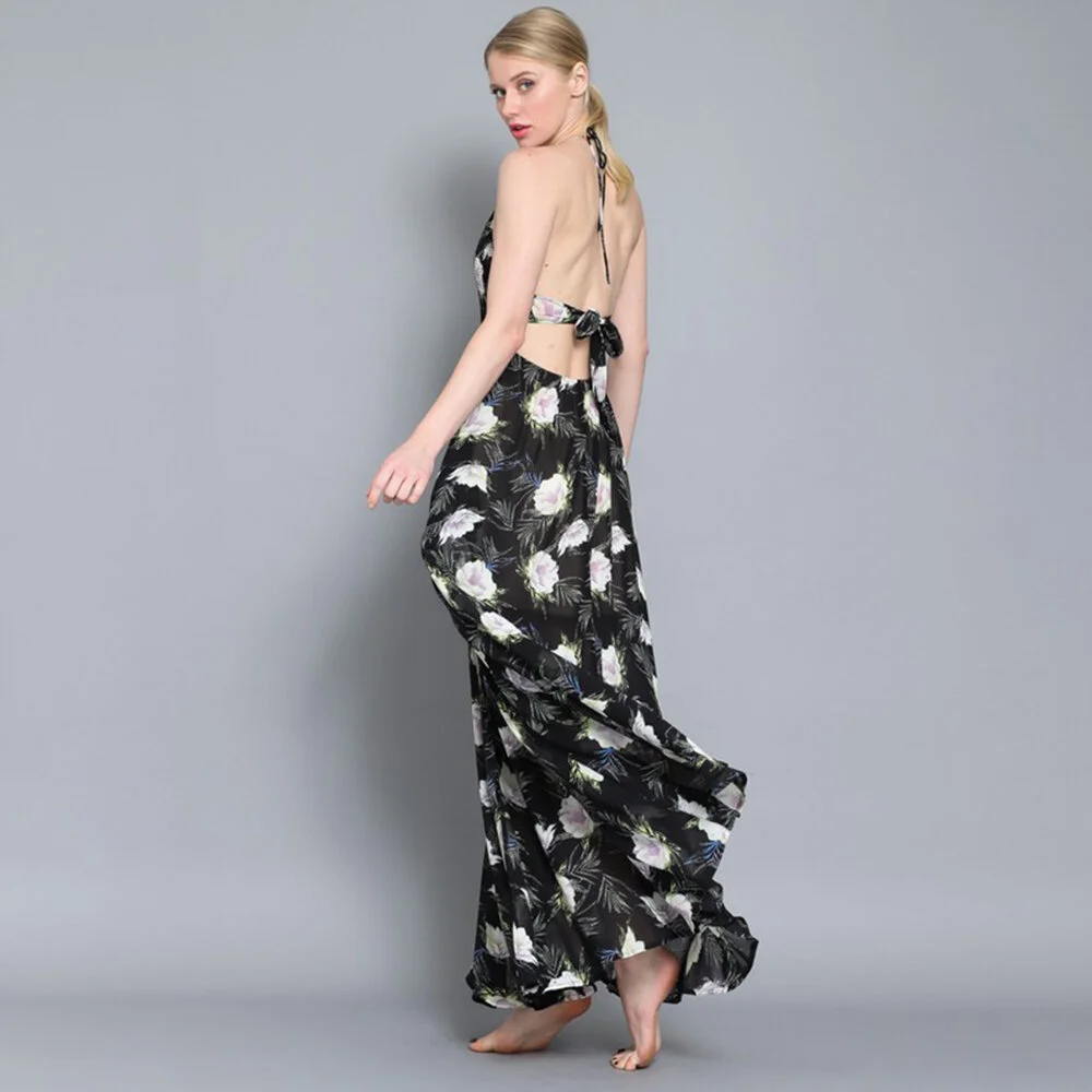 SMOCKED HALTER TIE BACK MAXI DRESS 7.jpg