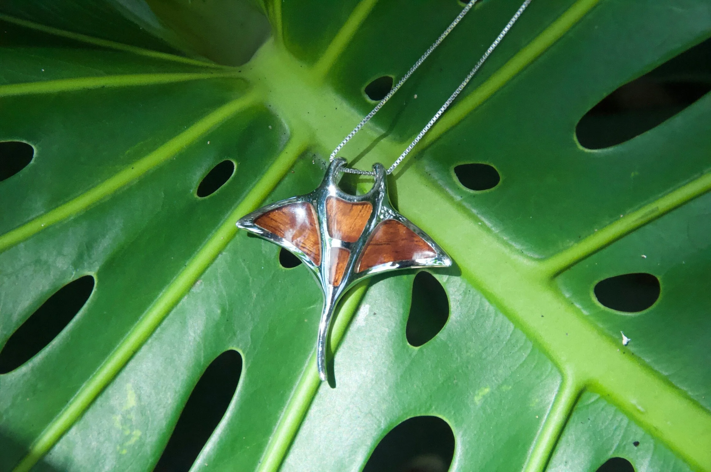 piece of Koa wood jewelry