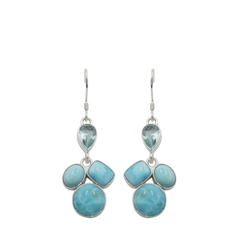 LARIMAR EARRINGS
