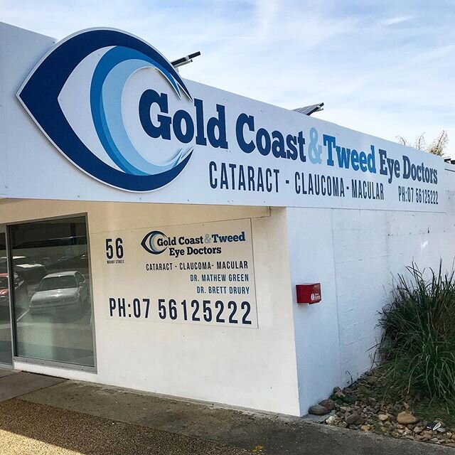 New #signage for the #Goldcoast&amp;tweedeyedoctors Spaced, printed ACP proudly #printed and #installed by . . . . . . . . . . .  #strykerprojects  #signs  #wideformatprinting  #stickers  #selfadhesivevinyl  #installs #goldcoast  #aluminiumcompositep