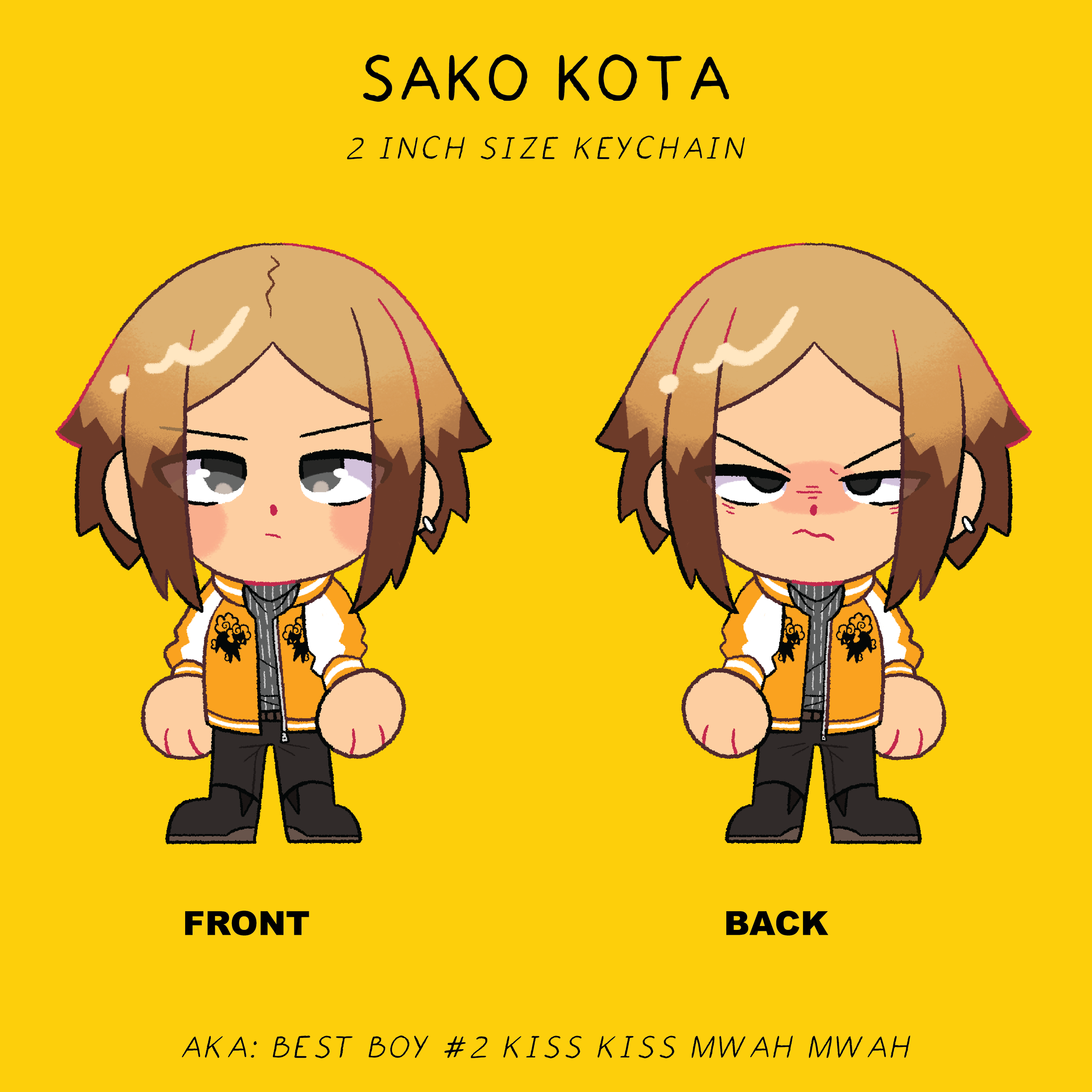 Wind Breaker keychains SAKO-01.png