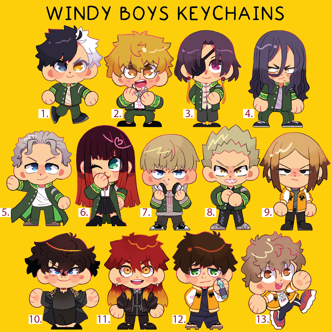 Wind Breaker keychains.png