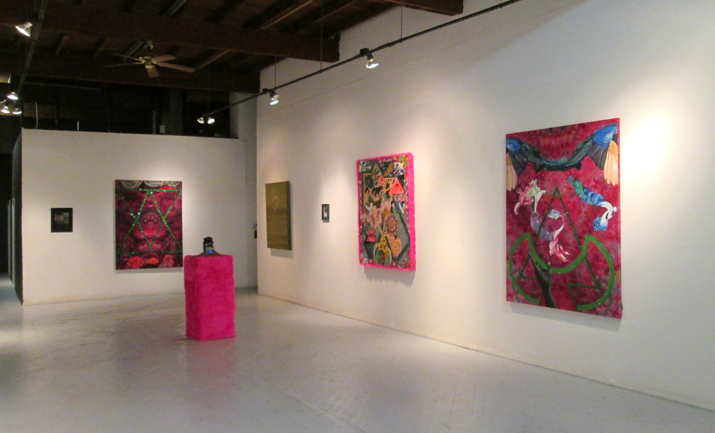 Installation shot: The Brokers Building Art Gallery, Downtown San Diego.