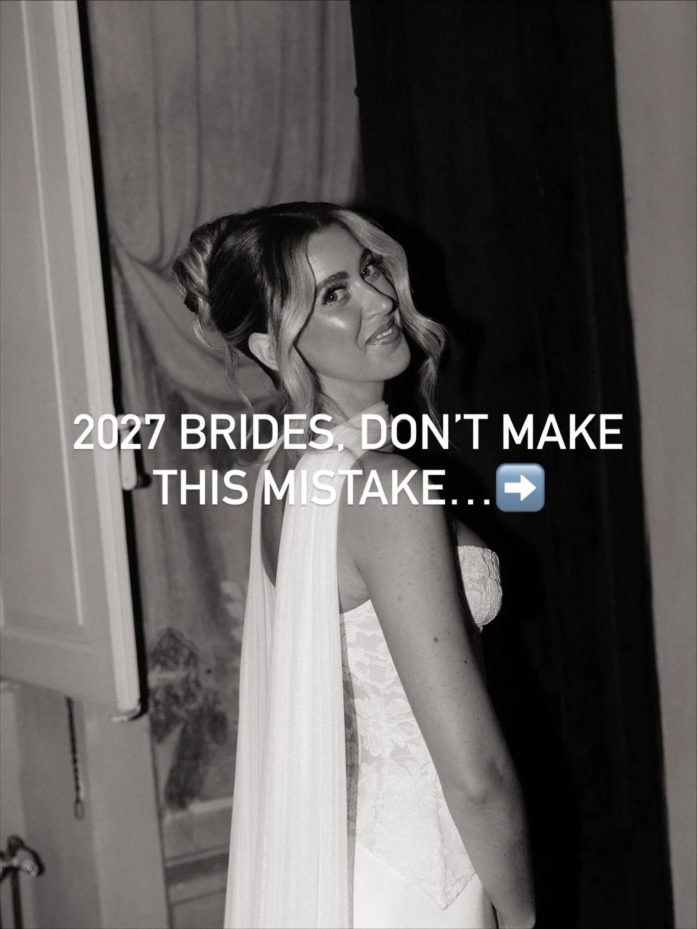 ‼️ 2027 brides! I know your wedding is FOOOREVER away but don&rsquo;t make this mistake!! 

Plus once you lock in your dream glam team, you&rsquo;ve got one less thing to stress about 😌🫶🏻

#DestinationBride #BridalHairAndMakeup #BridalGlam #Weddin