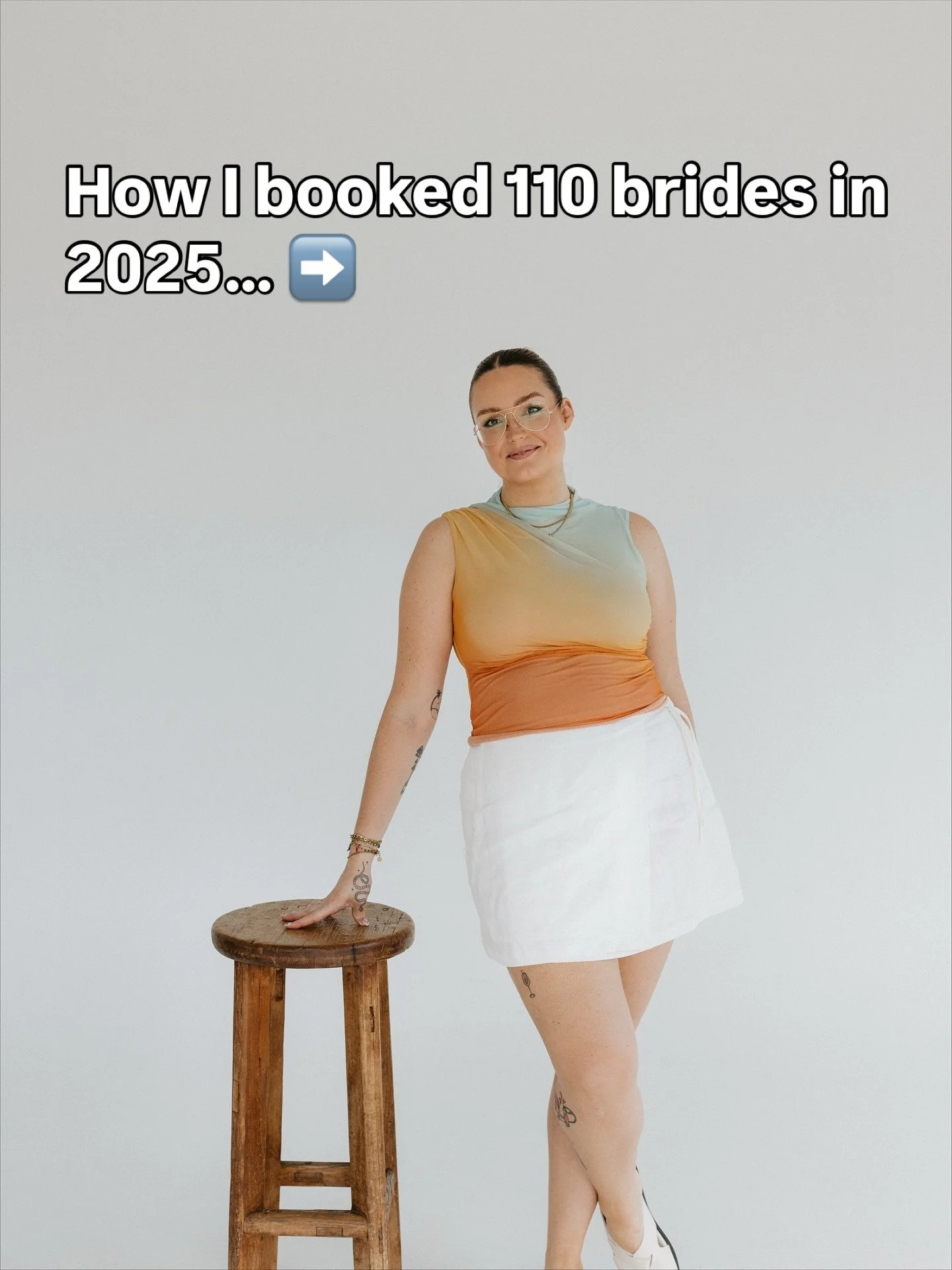 What&rsquo;s even harder than booking 110 brides is working 110 weddings 😅😮&zwj;💨 but I made it out alive! What an amazing year of personal, artistic, mental and business growth and I can&rsquo;t thank all the brides that trusted me enough 🥹

Wor