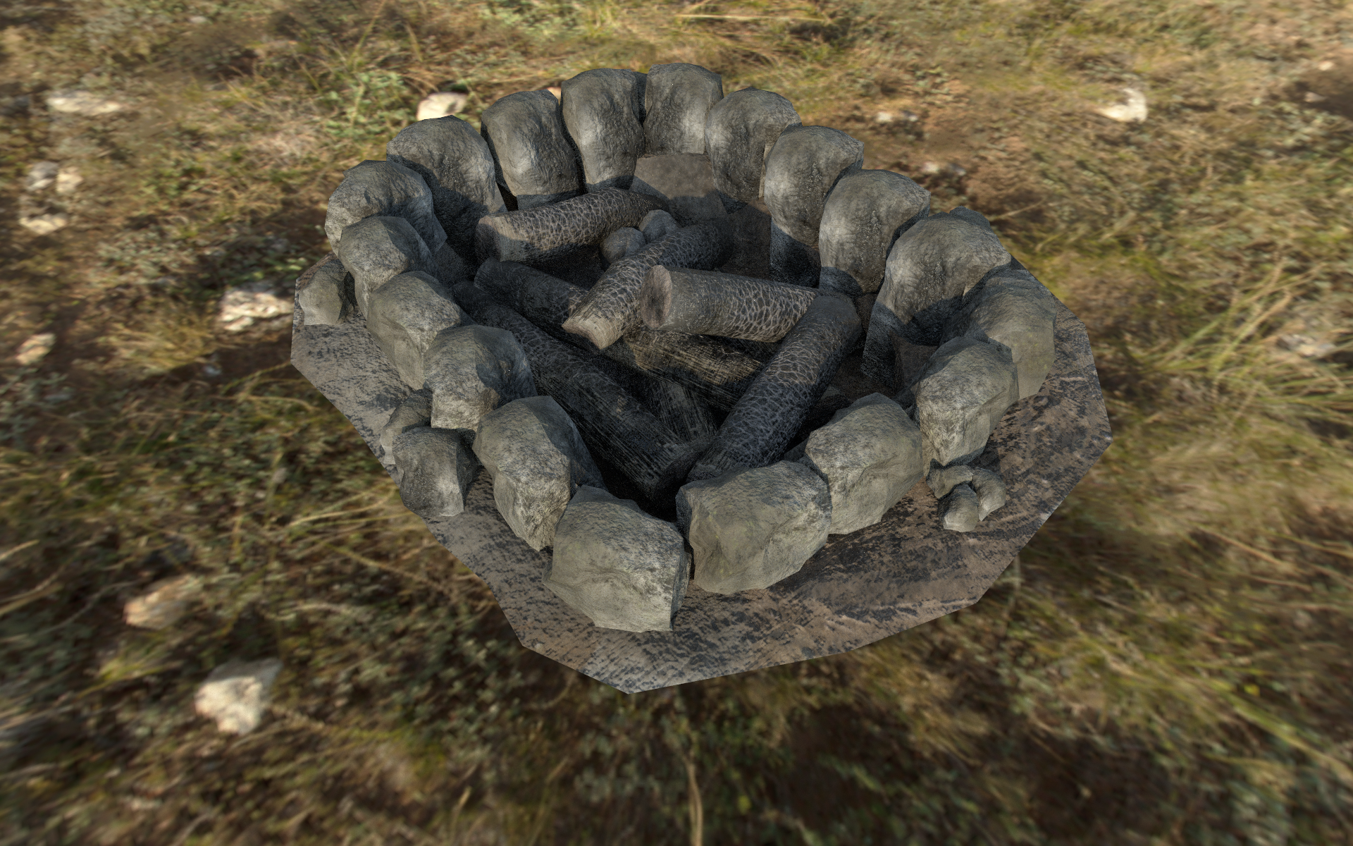 Fire Pit Model for Beasts and Heroes (2017)