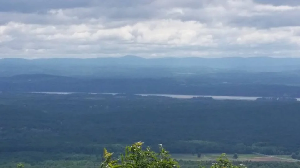 view of the hudson valley from our trails