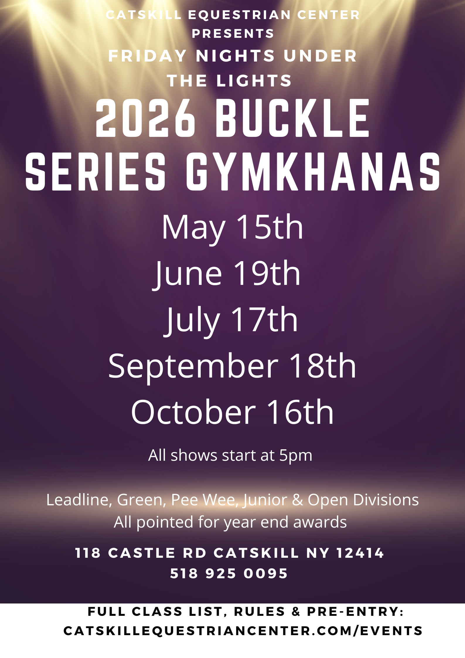 Friday Nights Under the Lights Gymkhana #5