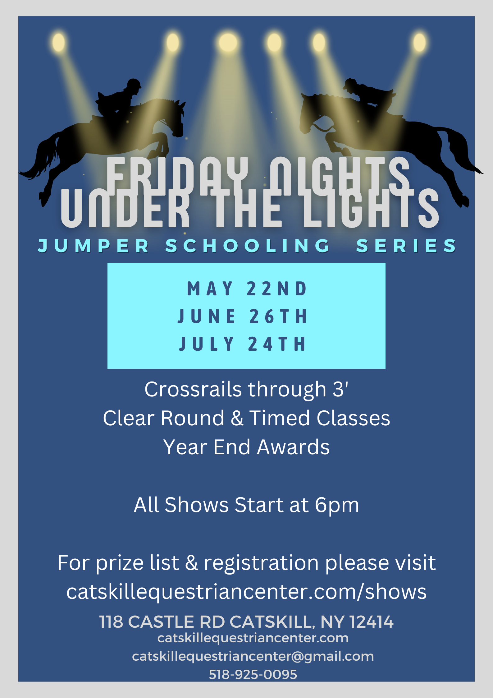 Friday Nights Under the Lights - Schooling Jumper Series