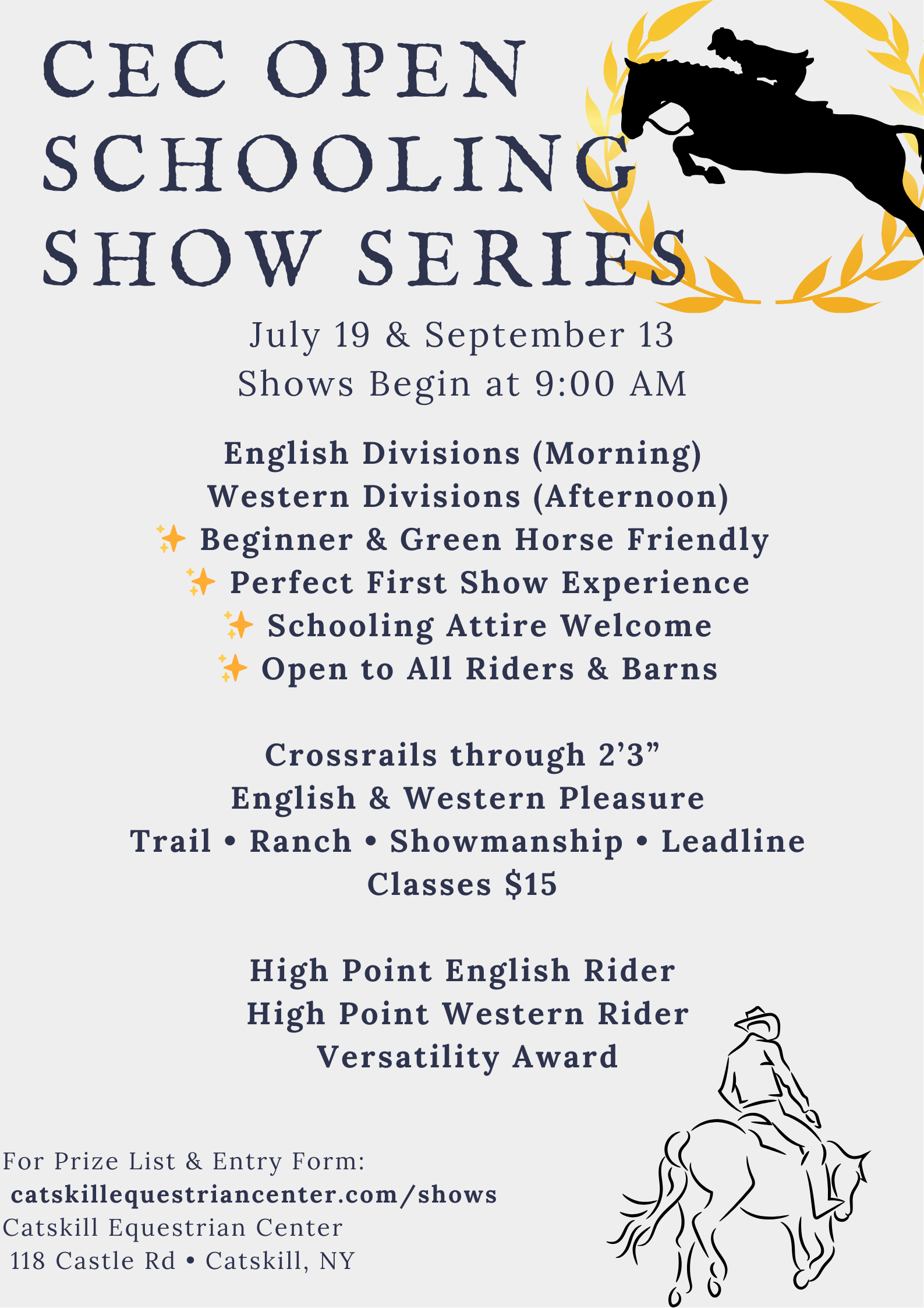 CEC Open Schooling Show Series