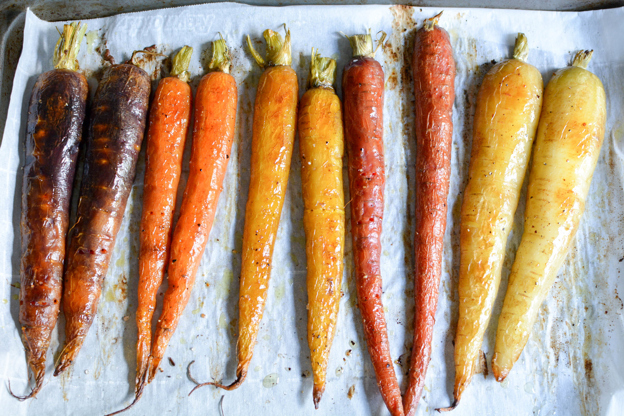  roasted carrots 