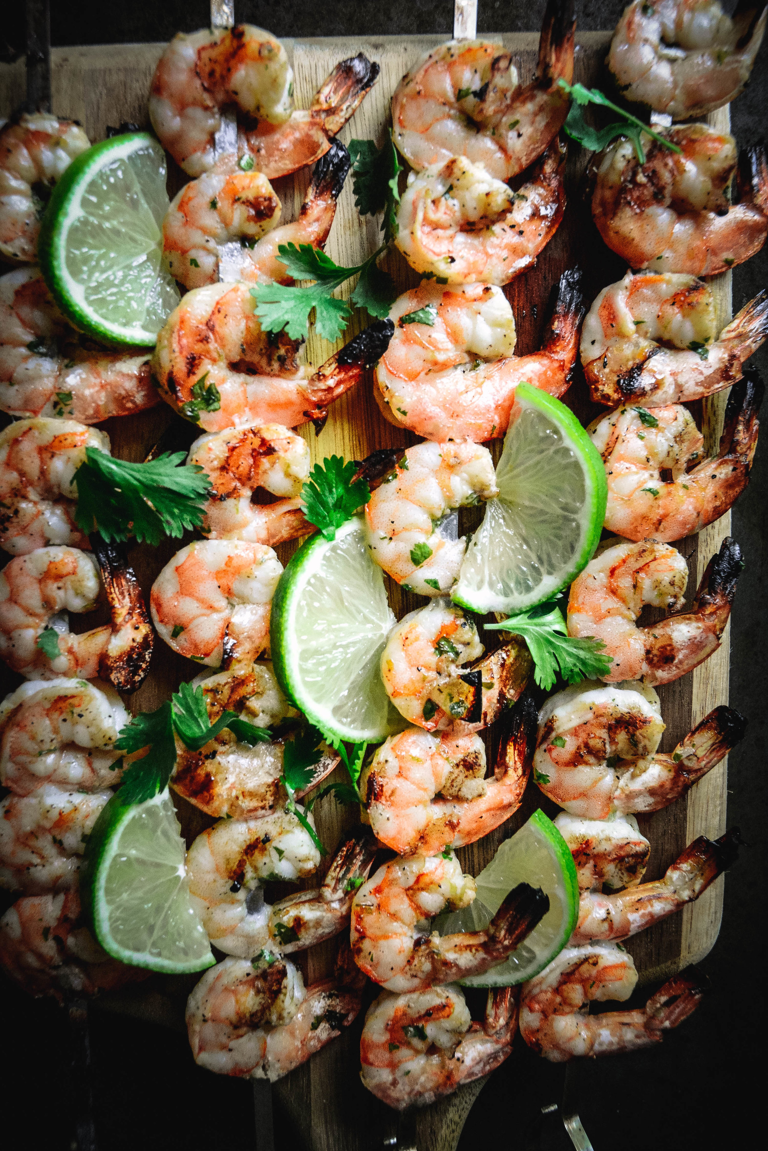  honey lime grilled shrimp with pineapple 
