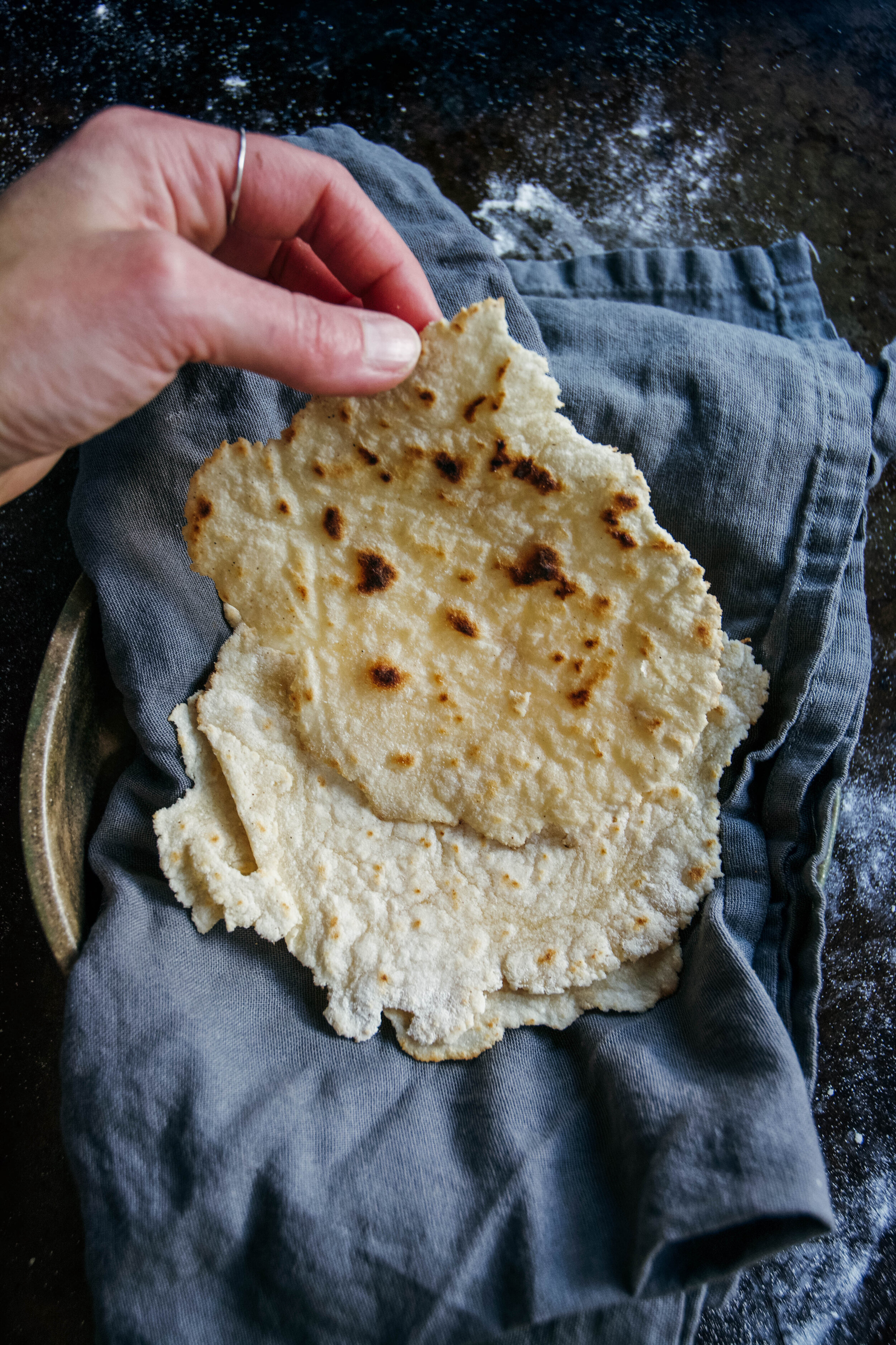  Making paleo tortillas is incredibly easy and fun! All you need is cassava flour, coconut flour, water, apple cider vinegar, olive oil and salt. And no tortilla maker needed! A little wax paper will do the trick. So check out this 6 ingredient paleo tortilla recipe. #cassava #cassavatortillas #paleotortillas #paleo #whole30tortillas #calmeats #vegantortillas #vegantacos #paleotacos #tortillas #tortillarecipe #whole30 #vegan 
