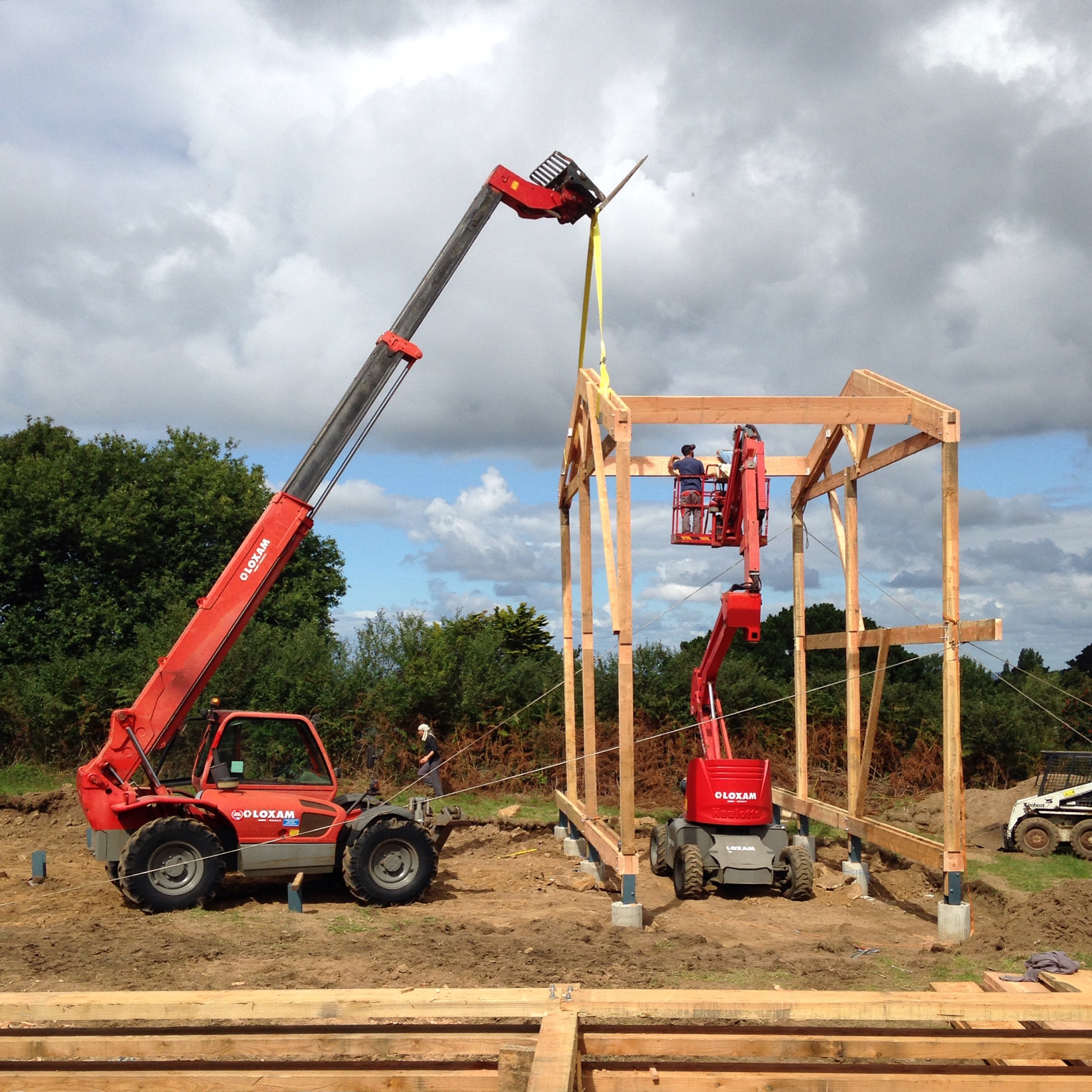 Villa Marie B Structure Assembly