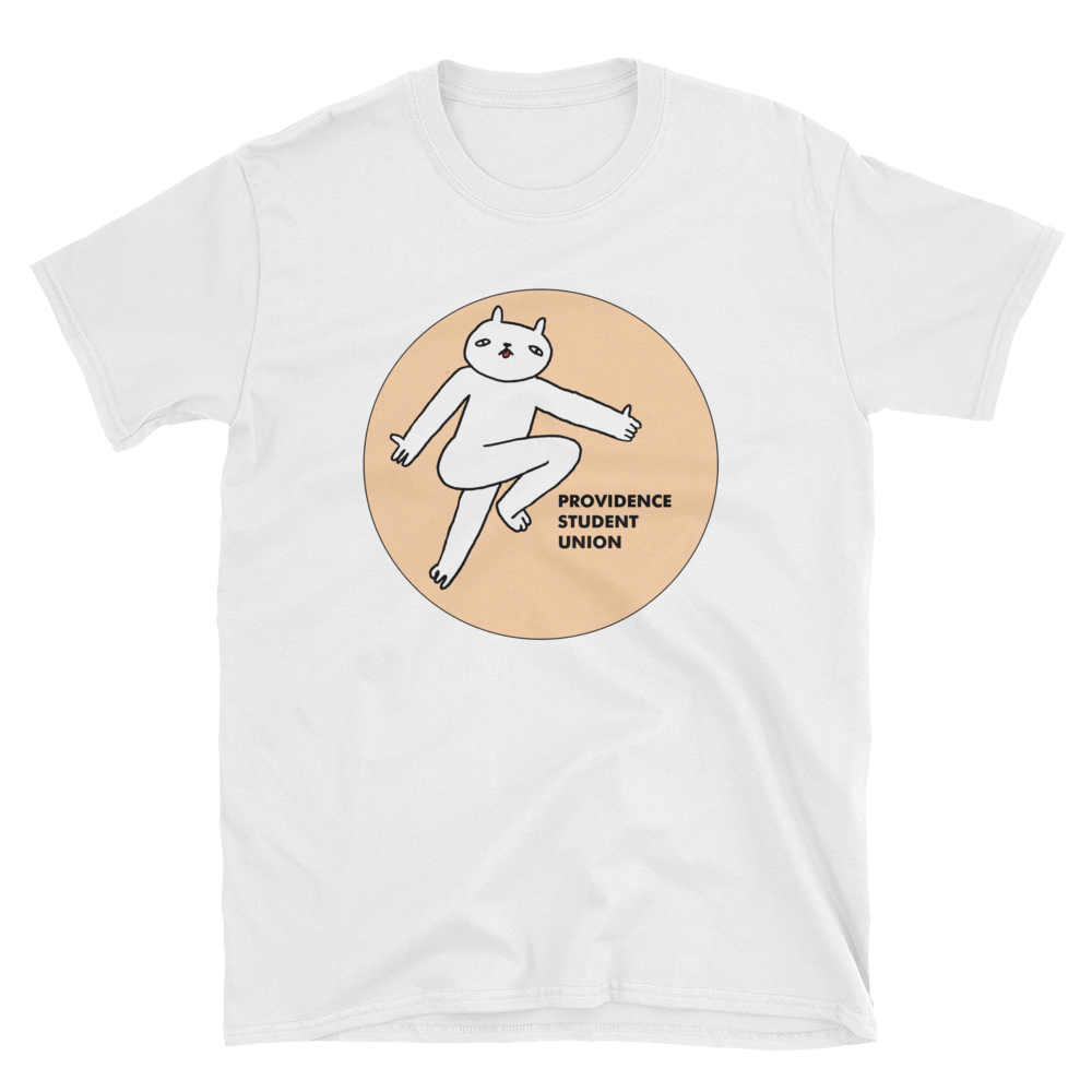 white-providence-student-union-shirt
