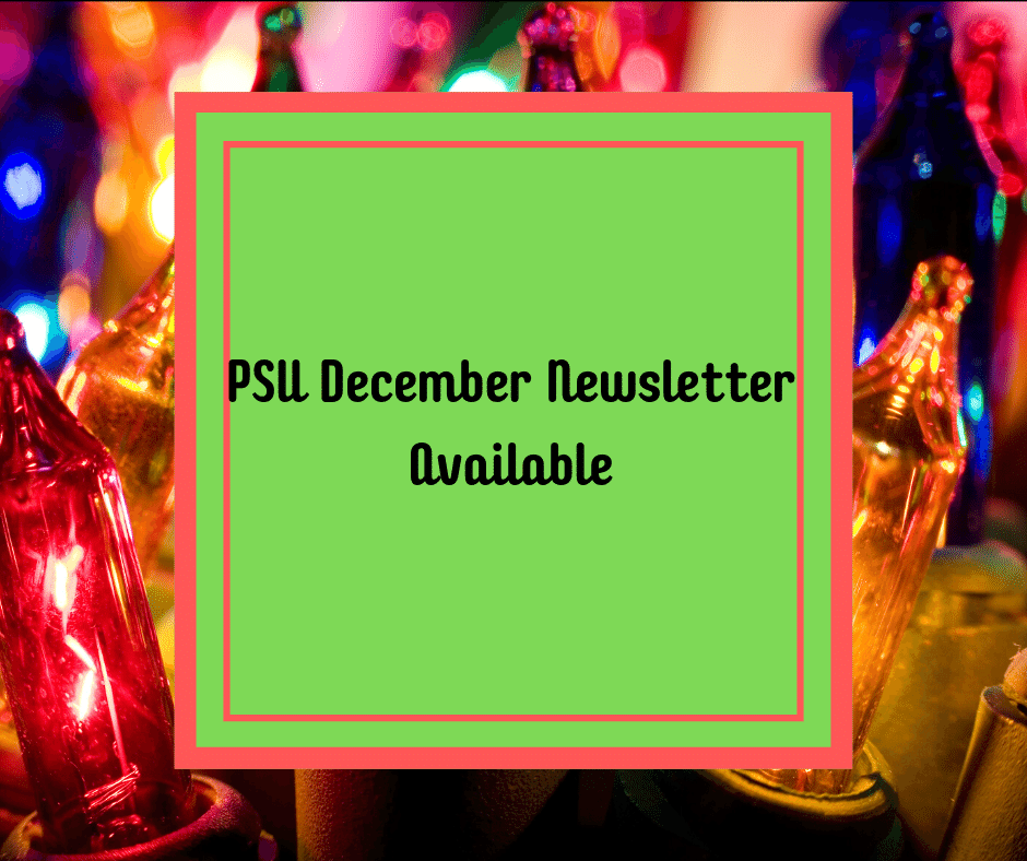 PSU Newsletter: December                                                        