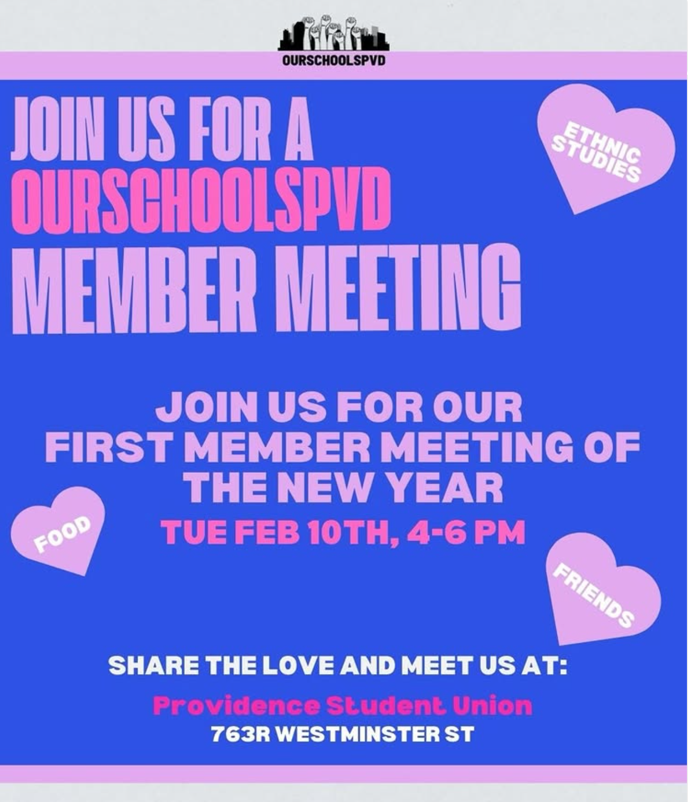 OurSchoolsPVD Member Meeting