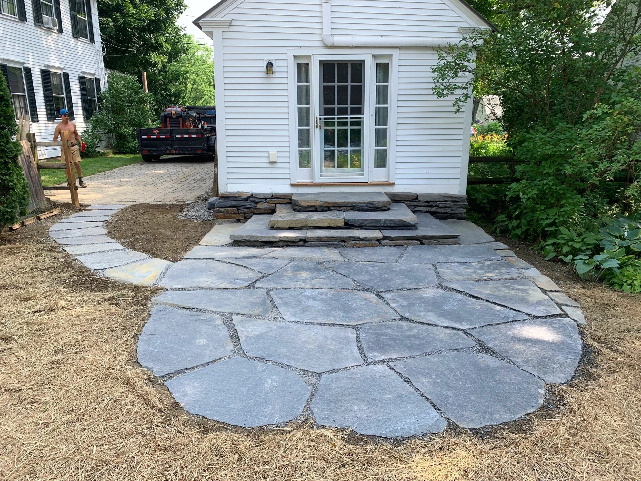 Relaxing sitting patio
