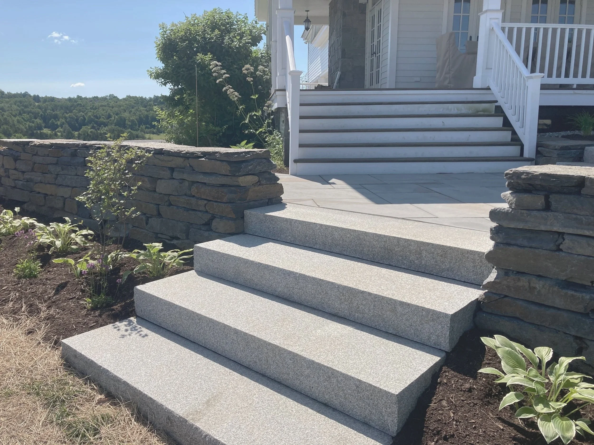 Granite steps
