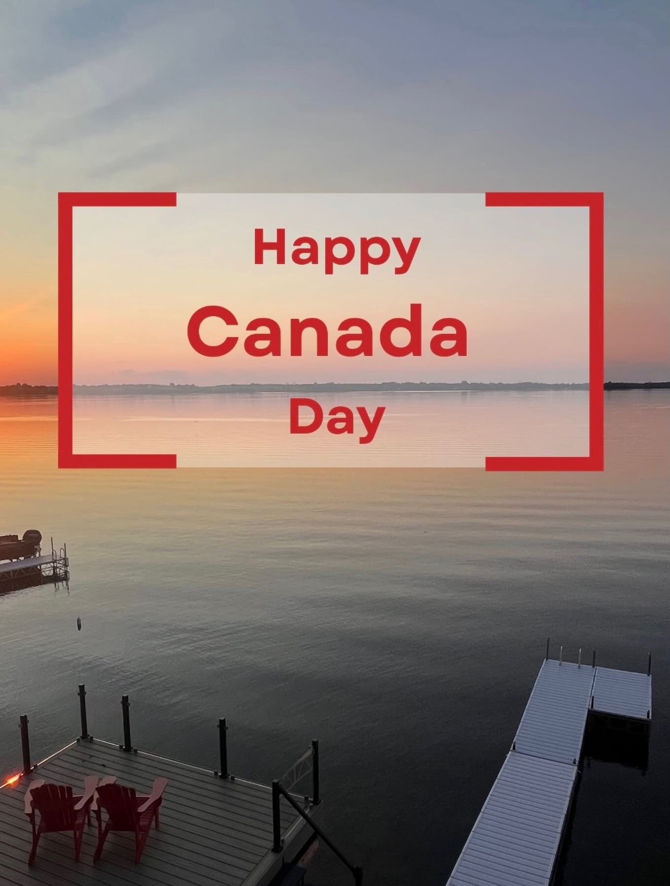 Happy Canada Day from Prinyer&rsquo;s Lake House. 🇨🇦 Wishing everyone a safe and relaxing holiday.