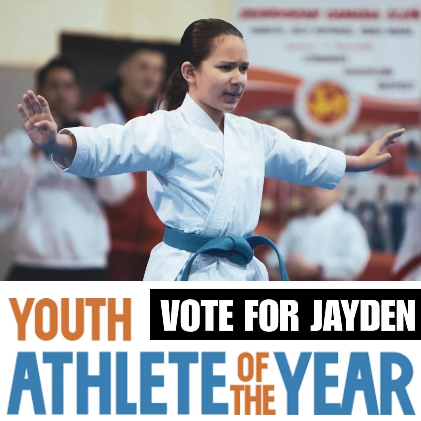 Our student Jayden Cuero Jacome has been nominated for YOUTH ATHLETE OF THE YEAR
.
Please vote to help him win the chance to be featured in an Ad in Sports Illustrated and win $25,000
.
VOTE NOW: Use the link below or check your email for the link
.
