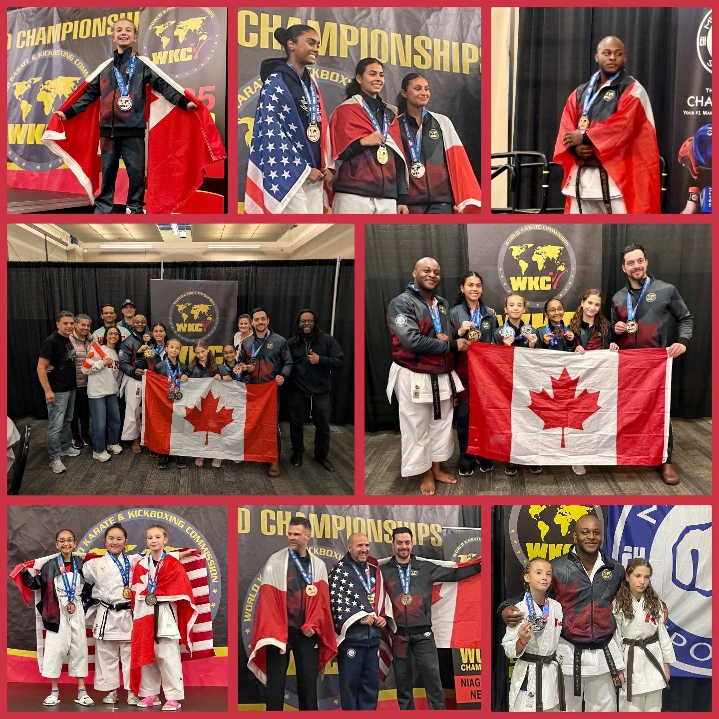 🌎🥋 WKC WORLD CHAMPIONSHIPS 🥋🌎
.
Our team did an amazing job taking home medals in our divisions!!! Ms. Isabel got the Gold 🥇and is a WKC World Championship!!!
.
Time to prepare for next year's Worlds in Spain!!!
.
.
#karate #martialarts #competi