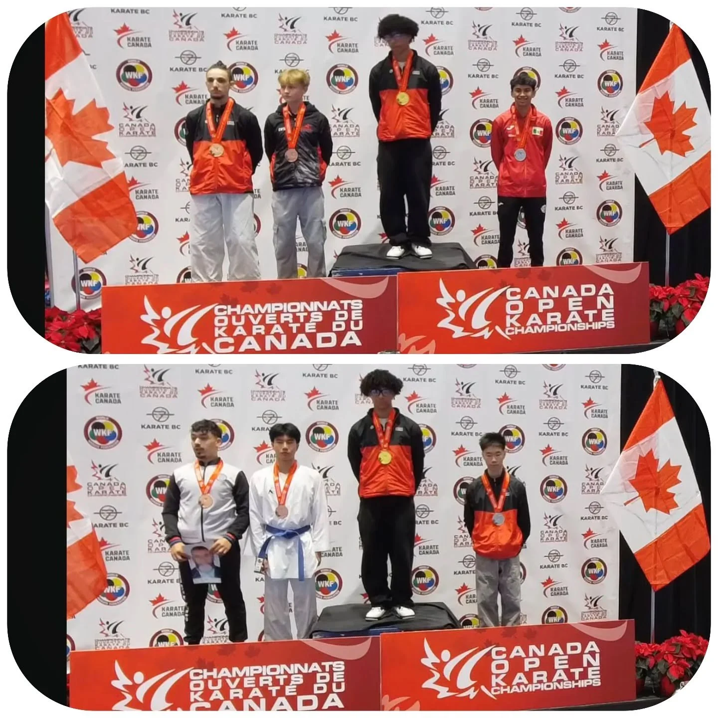 CONGRATS TO MR.QUINTON @qthedamian_karate 
.
Mr Quinton competed at the @canadaopenkarate hosted by @officialkaratebc and won Double Gold 🥇
.
🥇U18 Junior Male Kata 
🥇16+ Senior Male Kata
.
.
#karate #britishcolumbia #ontario