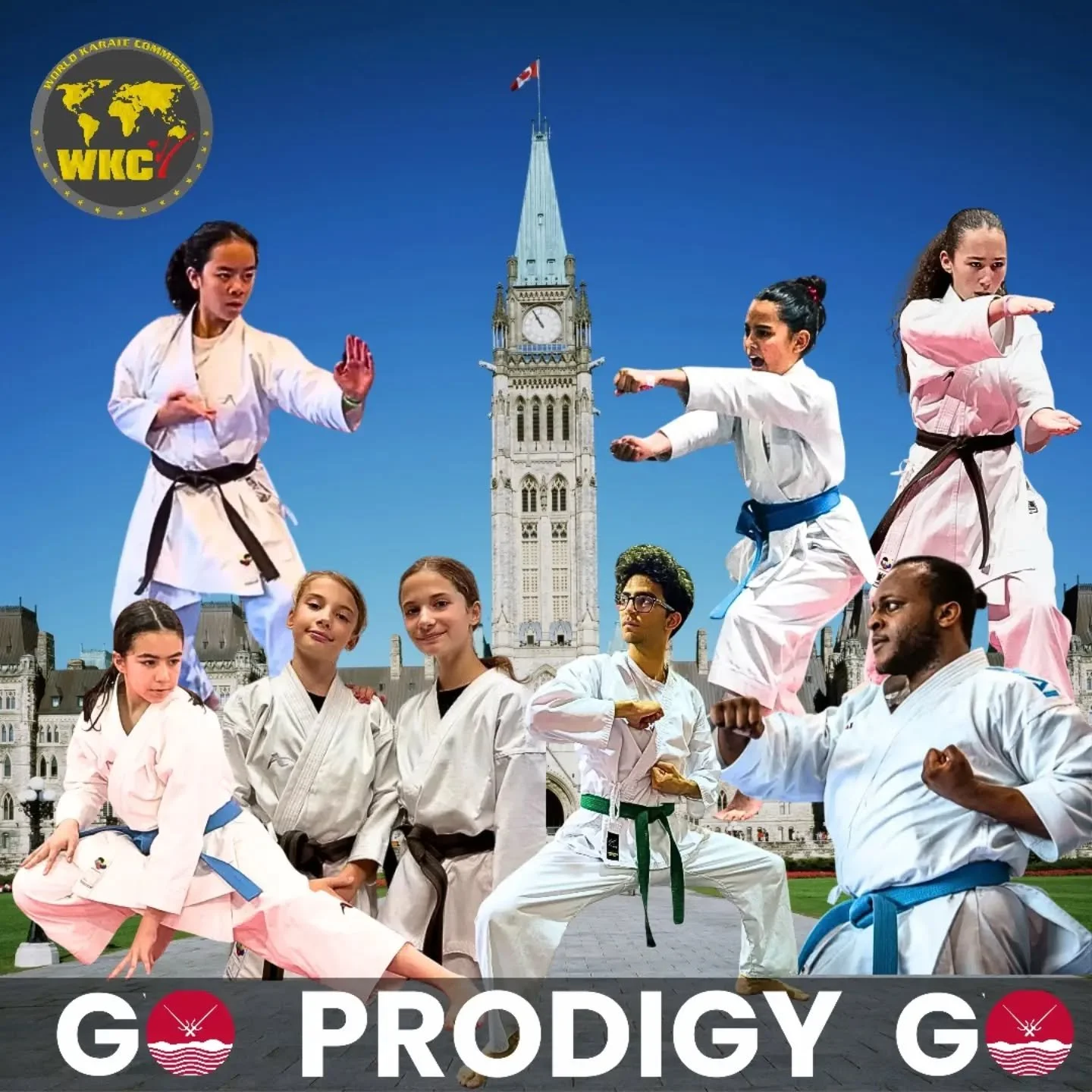 TEAM PRODIGY @ WKC Canadian Nationals
.
Good luck to our team competing in Ottawa this weekend.
Can't wait to see the results from the competition.
.
.
#karate