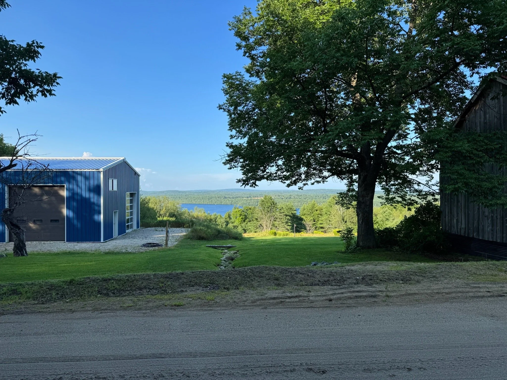View from the land.
