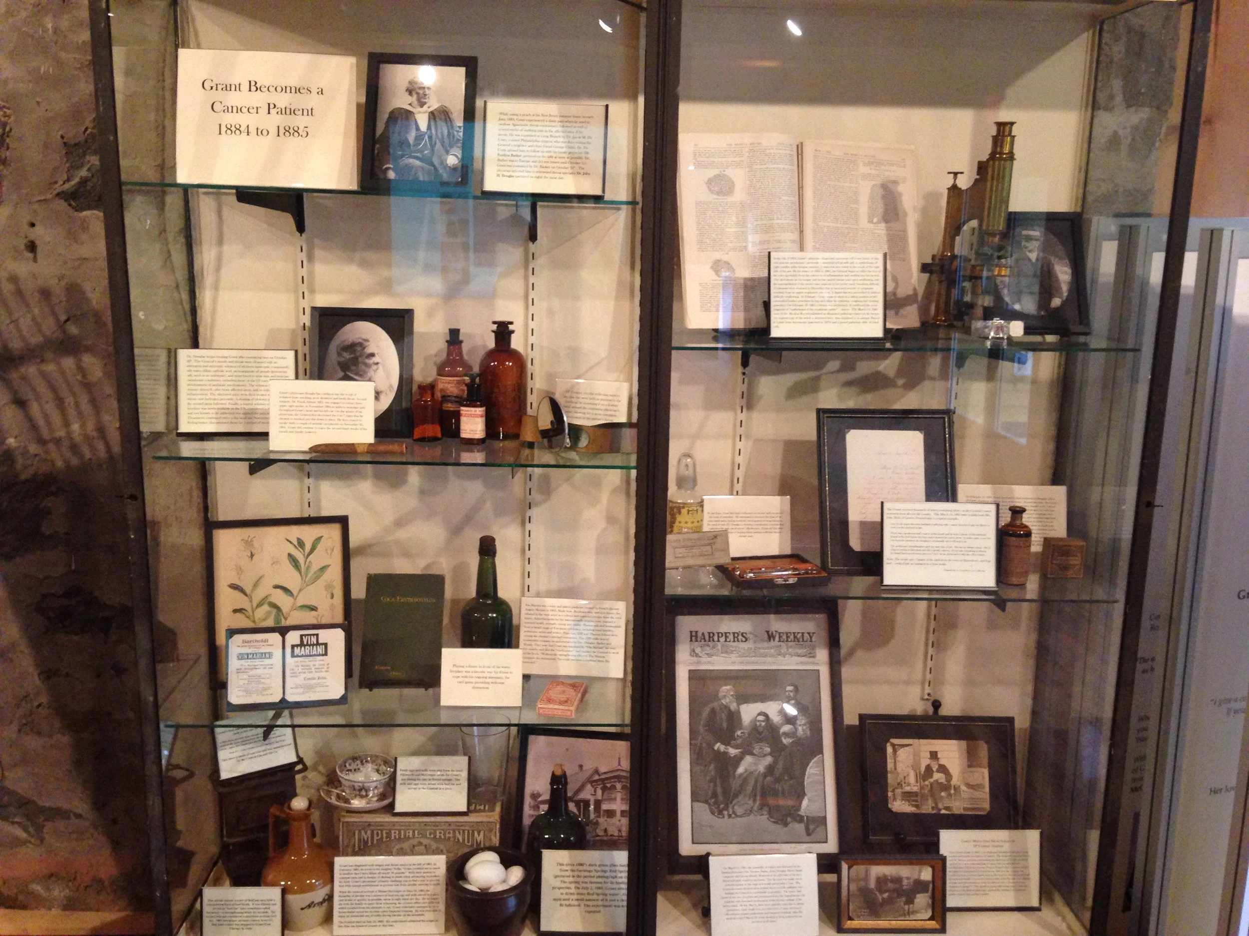 Grant Cottage Visitor Center Exhibit Installed for 2019 Season