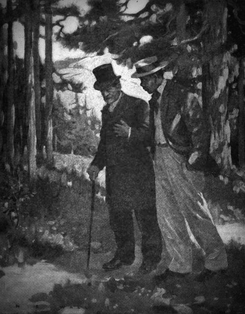 Grant and his valet Harrison at Mt. McGregor from The Saturday Evening Post Feb. 26, 1910.