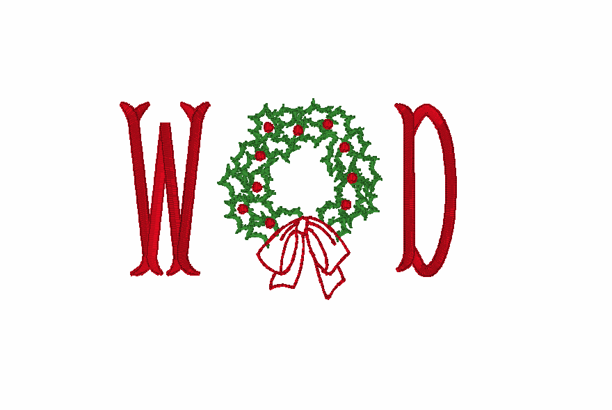 WREATH EMBROIDERY