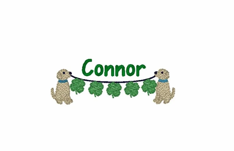 DOGS WITH SHAMROCKS