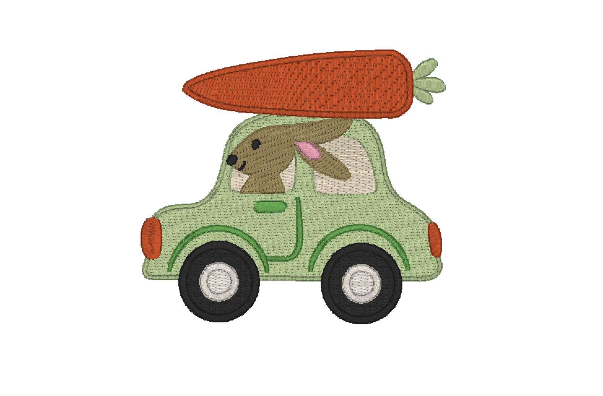 DRIVING BUNNY WITH CARROT