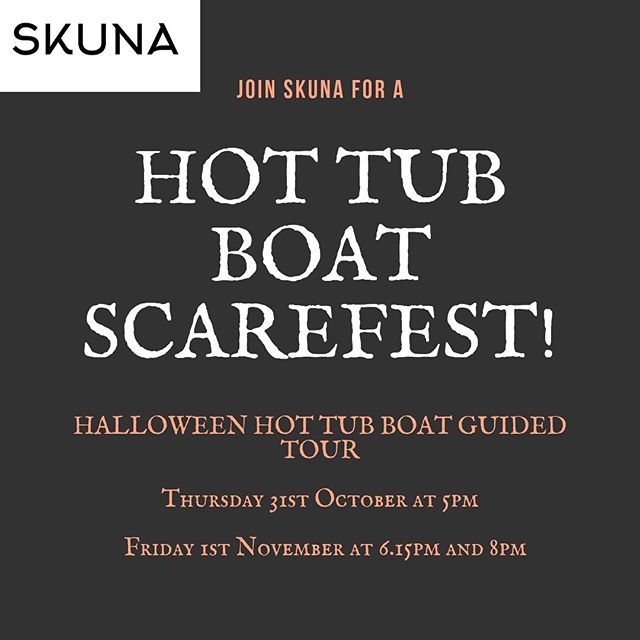 Have you booked your Halloween tickets yet? 👻⁣
⁣
You're not going to want to miss out! Get your tickets here https://www.designmynight.com/london/whats-on/something-a-little-different-events/halloween-tour-in-a-hot-tub-boat⁣
∙⁣⁣
∙⁣⁣
∙⁣⁣
∙⁣⁣
∙⁣⁣
∙⁣⁣
#halloween👻 #skunaboats #halloween2019🎃 #fridayfeeling #halloweencomingsoon #halloweenaddict #halloweenatmosphere #london #thingstodolondon⁣⁣
#timeoutlondon #hottubboat #hottub #hottubparty #scary #spooky #canarywharf #ghoststories