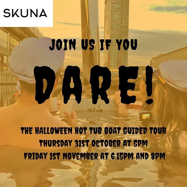 Are you booked in for the Halloween themed Hot Tub Boat Guided Tour yet? 🎃⁣
⁣
If not, you can book here! https://www.designmynight.com/london/whats-on/something-a-little-different-events/halloween-tour-in-a-hot-tub-boat?t=tickets
⁣∙⁣⁣
∙⁣⁣
∙⁣⁣
∙⁣⁣
∙⁣⁣
∙⁣⁣
#halloween👻 #skunaboats#halloween2019🎃#halloweencomingsoon#halloweenaddict#halloweenatmosphere #london#thingstodolondon⁣⁣
#timeoutlondon #hottubboat #hottub#hottubparty #scary #spooky#canarywharf #ghoststories