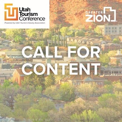 Planning for the 2023 Annual Utah Tourism Conference (UTC) hosted in St. George on September 26-29, 2023 is in full swing.

The UTC Conference Planning Committee is pushing out a CALL FOR CONTENT. Whether someone who is interested in providing conten