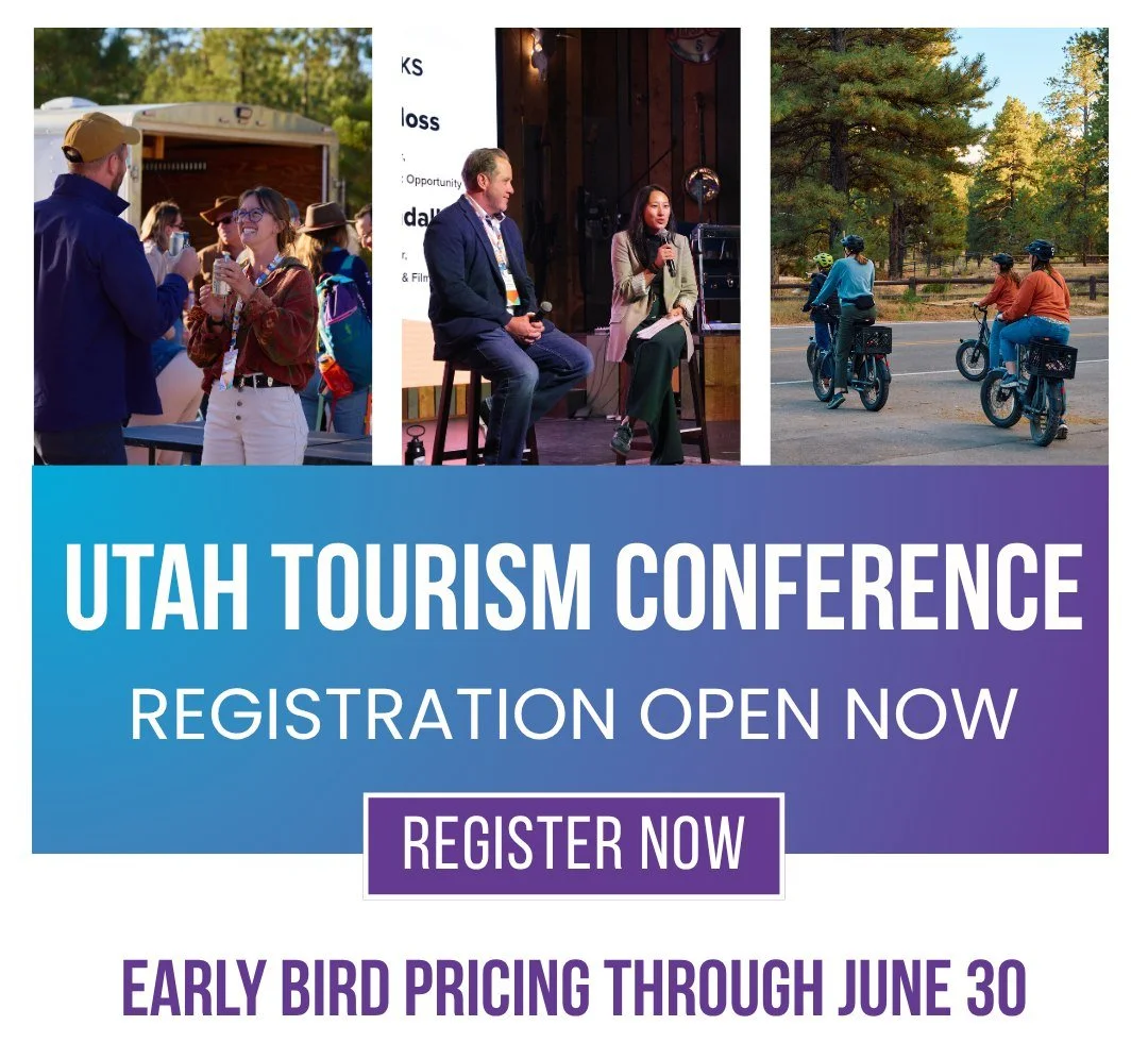 Registration for the 2026 Utah Tourism Conference is officially open! 🎉

Join tourism professionals from across the state October 13&ndash;16, 2026 in beautiful  @hebervalley for Utah&rsquo;s premier industry event.

Hosted at the stunning new @gran