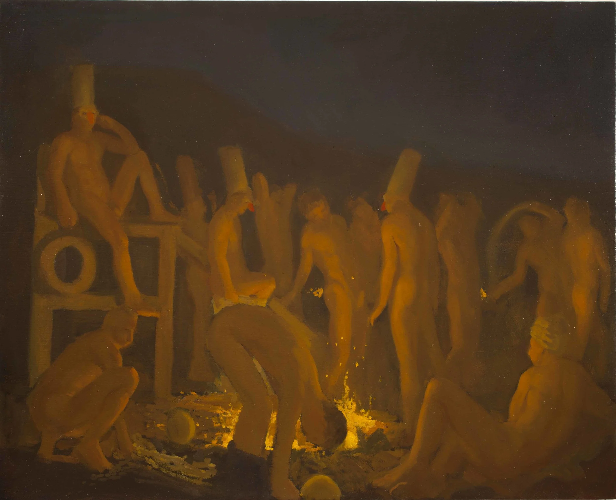 Thomas Berding, Lost in Conversion, 2016, oil, acrylic and flashe on canvas, 69” x 62”.jpg