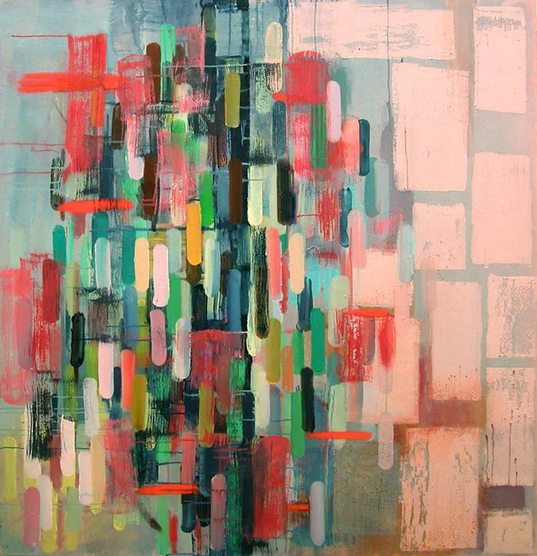 Thomas Berding, Lost in Conversion, 2016, oil, acrylic and flashe on canvas, 69” x 62”.jpg