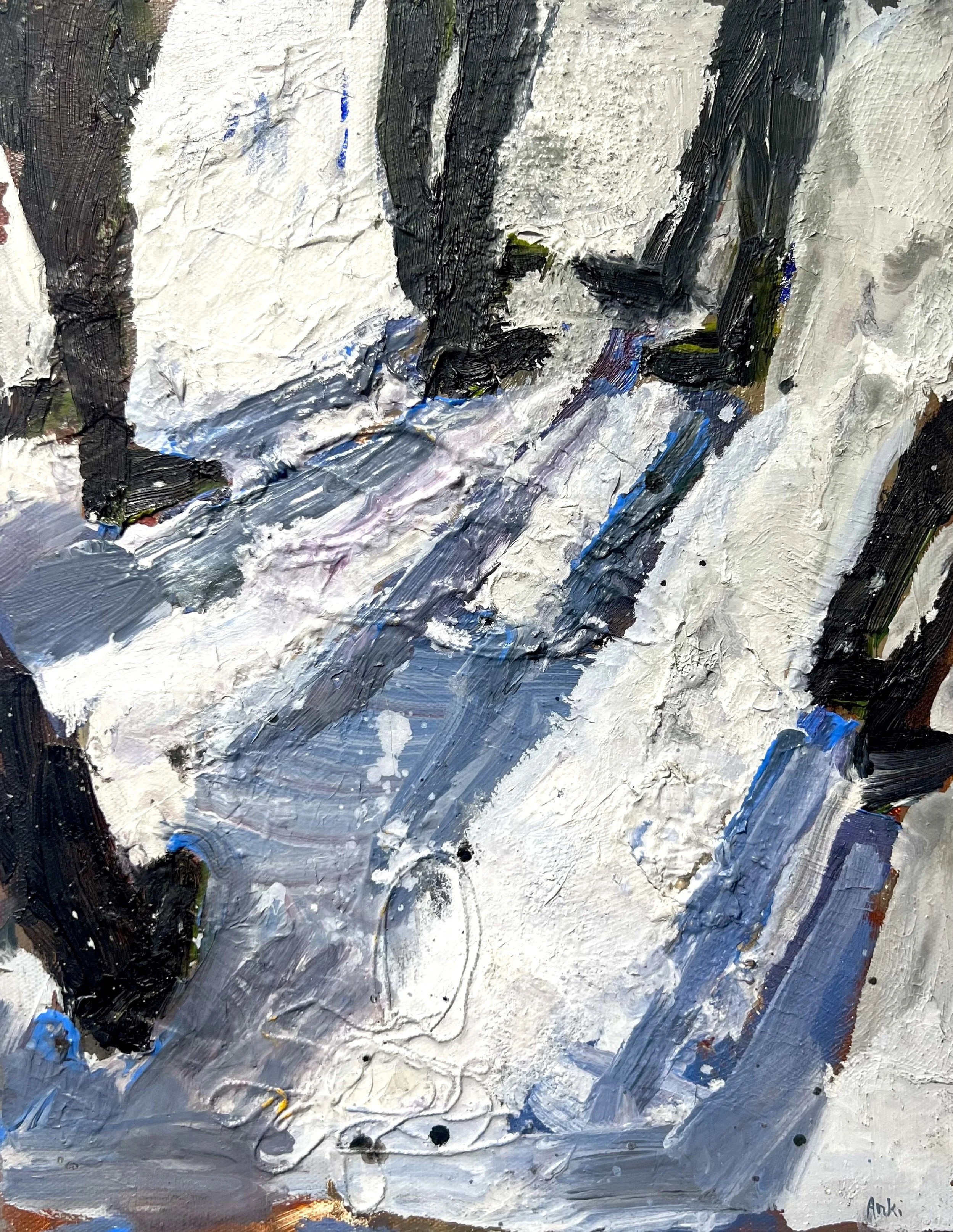 Anki King_Feet_2023_Oil, Mixed Media on Canvas_14x11 in.jpeg