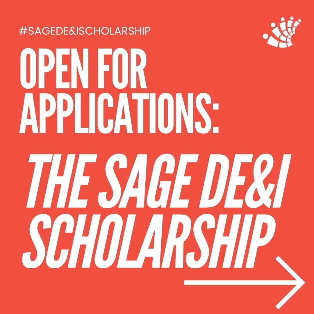 The Sage DE&amp;I Scholarship is now live!! 

We are grateful to have the opportunity to support a student&rsquo;s academic pursuit in communications &ndash;&ndash; the purpose of this initiative is to emphasize the importance of expanding the perspe