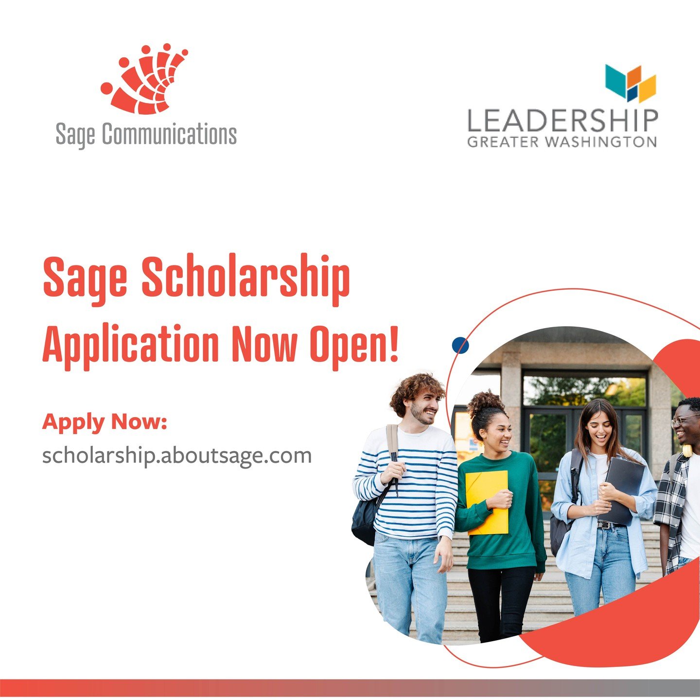 Today is the day! The 2nd annual Sage Scholarship is officially open and accepting applications. 

Sage Communications is committed to building a well-rounded and inclusive communications industry where all voices are heard and valued. 

To that end,