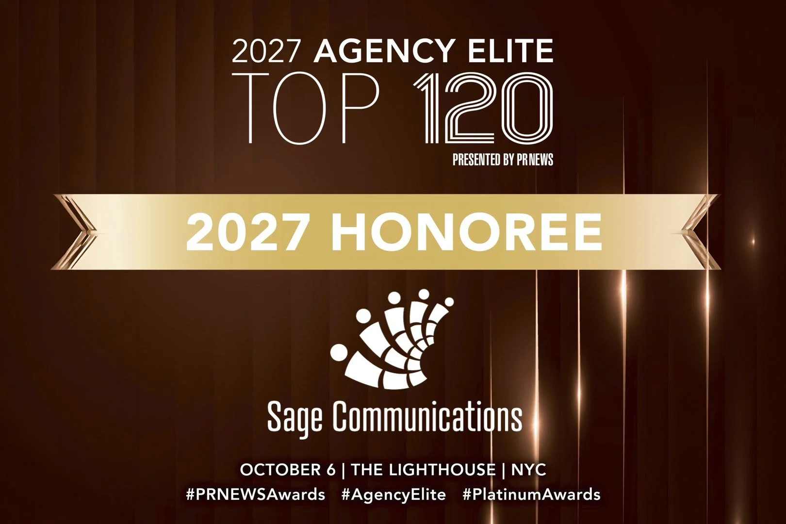 Sage Communications Named to 2027 PRNEWS Agency Elite Top 120