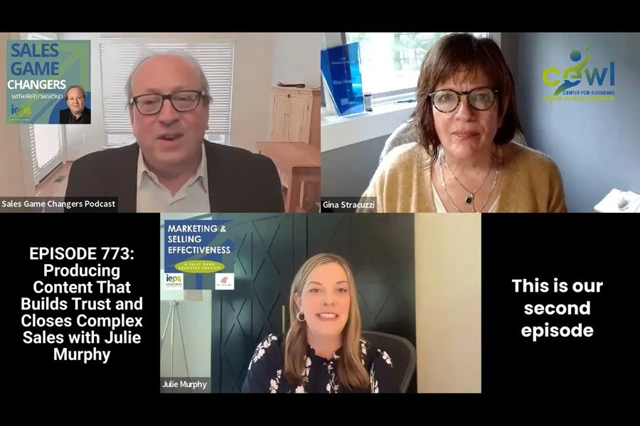 Marketing and Selling Effectiveness Podcast: Marketing’s Role in Producing Content That Builds Trust and Closes Complex Sales