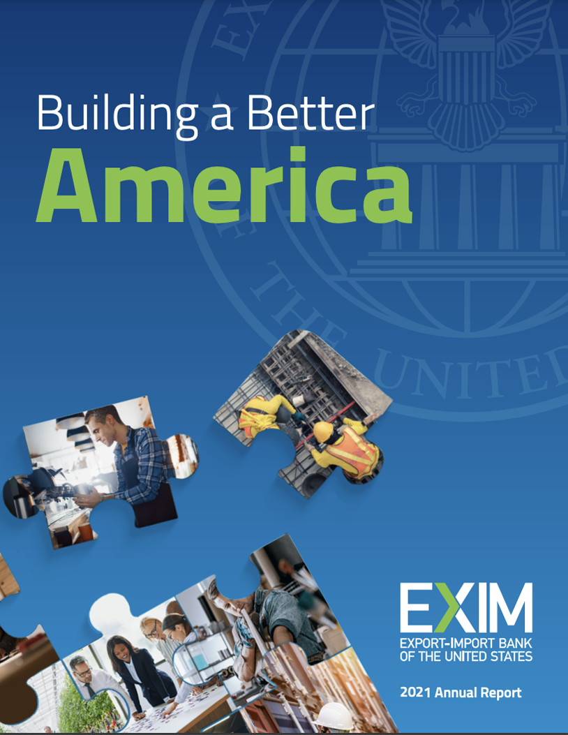 EXIM Annual Report 2021 - cover