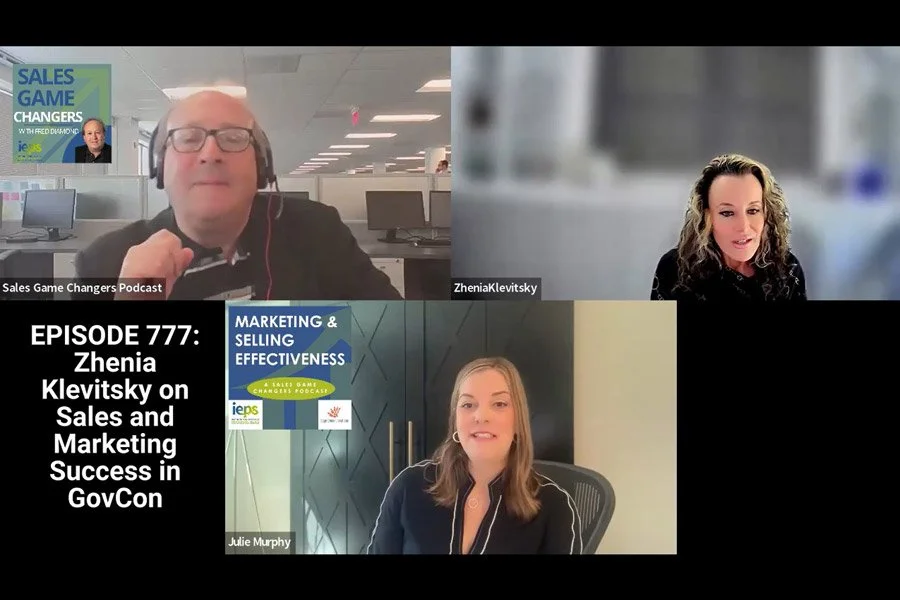 Marketing and Selling Effectiveness Podcast: How Sales and Marketing Can Drive Government Contractor Growth with Zhenia Klevitsky